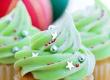 Xmas Tree Truffle Cupcakes